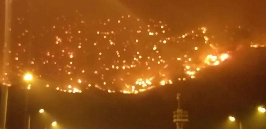 Serious situation in Kalimash, Peleshi: Firefighters from Kosovo are working to bring the flames under control