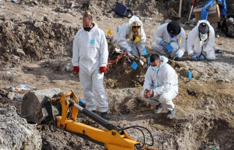Bone remains from the mass grave in Kizhevak are sent for analysis to the ICMP