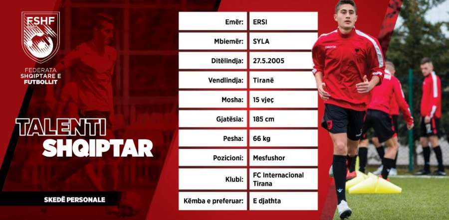 Ersi Syla, the Albanian talent that aims to follow in the footsteps of Iniesta