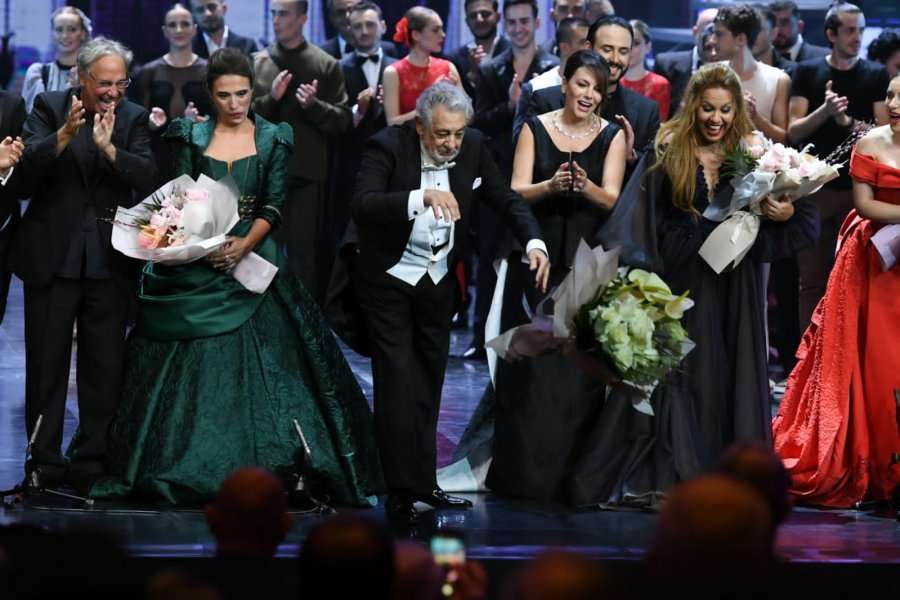 Placido Domingo and Ermonela Jaho shine on the new stage of the Opera and Ballet Theater
