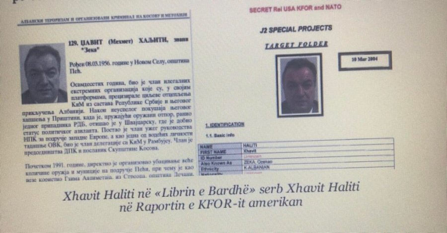 Raporti gjerman kundër Xhavit Halitit bazën e ka tek “Libri i bardhë” i Serbisë, ja faktet interesante
