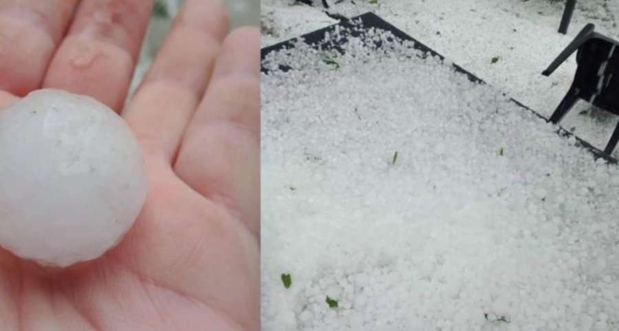 “Çmendet” moti në Itali, breshëri sa një kokërr kajsie godet Lombardinë