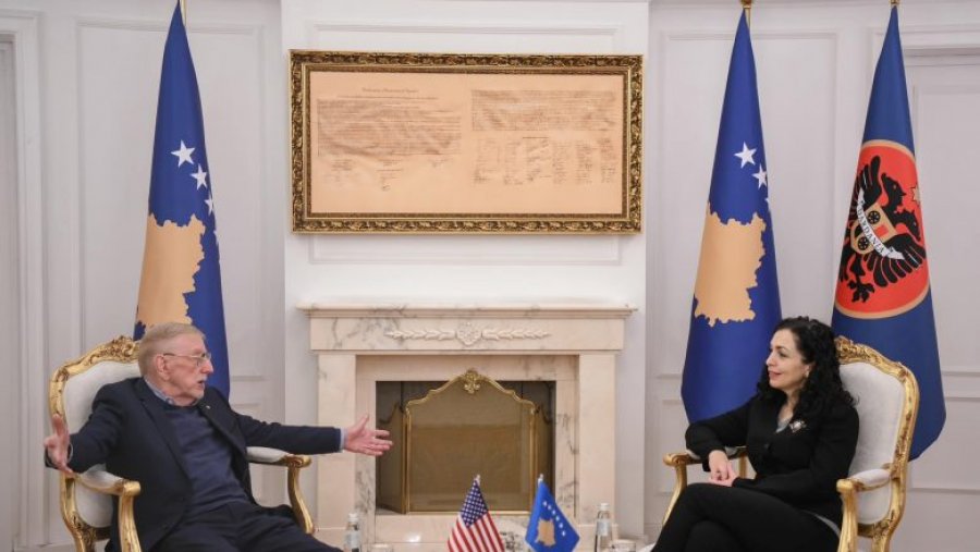 Osmani pret në takim ambasadorin Walker: Faleminderit që ishe zëri ynë në ditët tona më të vështira