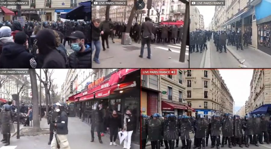 Protesta të dhunshme në Paris, 22 të arrestuar vetëm sot pasdite