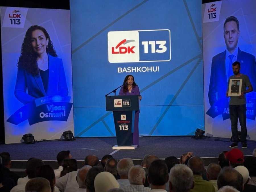 Osmani në Rahovec: Partneriteti me SHBA-në mbetet interes jetik për Kosovën