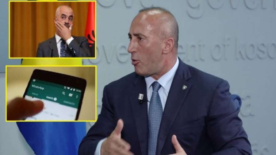Haradinaj ‘preket’ nga Edi Rama, thotë se nuk po ia kthen fjalët në Whatsapp