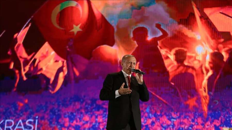 Erdogan: Ata që deshën ta shkatërrojnë Turqinë, Allahu ua shkatërroi kurthet