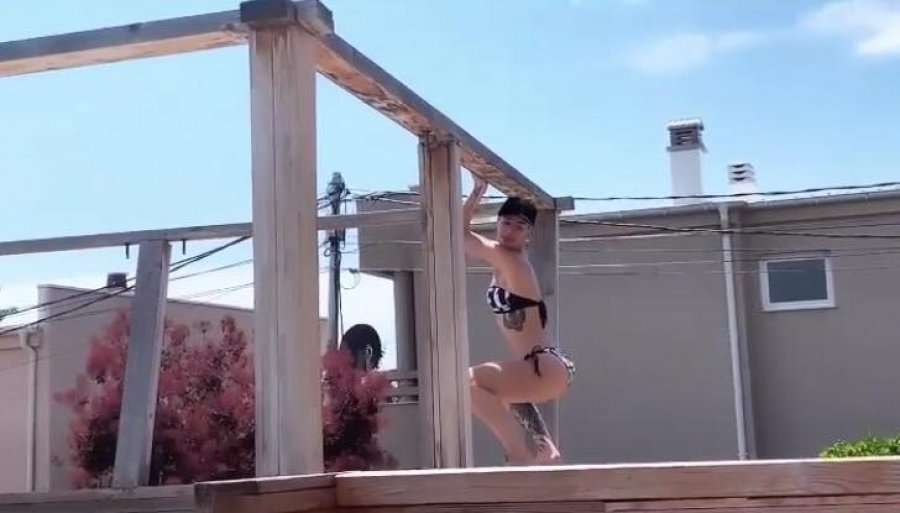 Dafina Zeqiri bën ‘twerk’ në pishinë, publikohet videoja