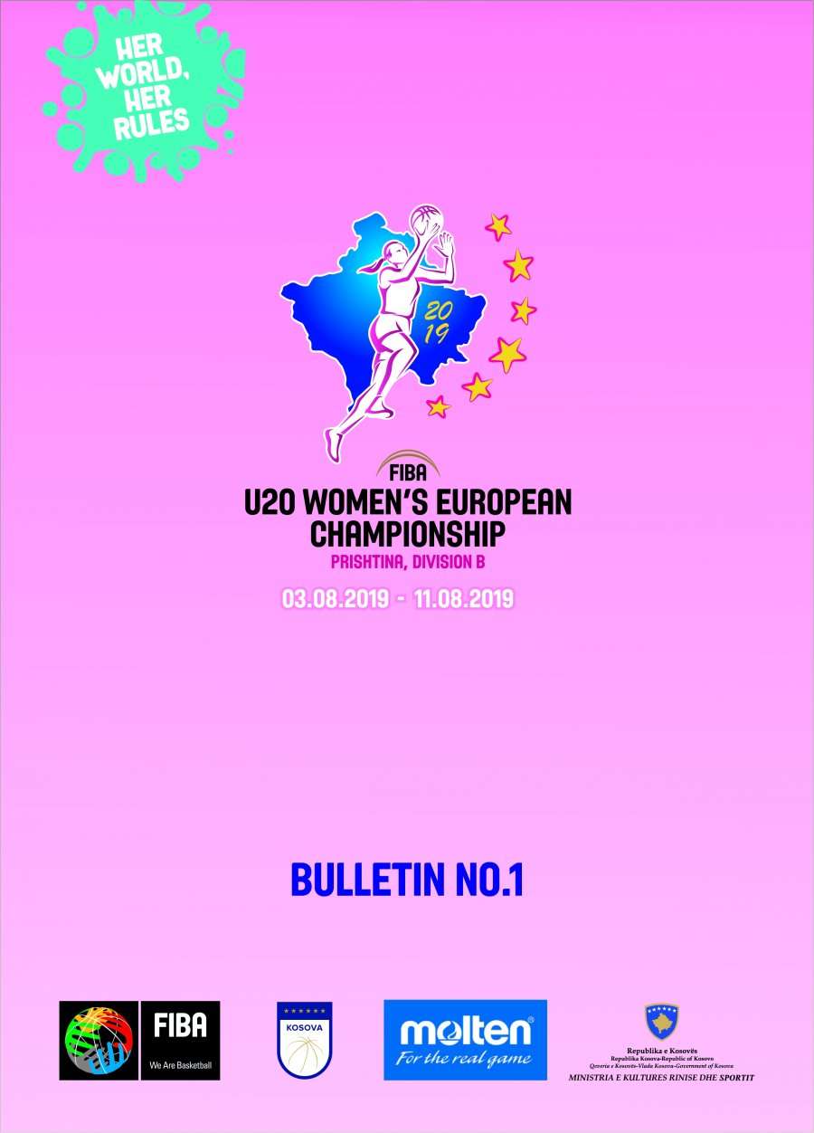 Publikohet buletini i parë i FIBA U-20 Kampionatit Evropian