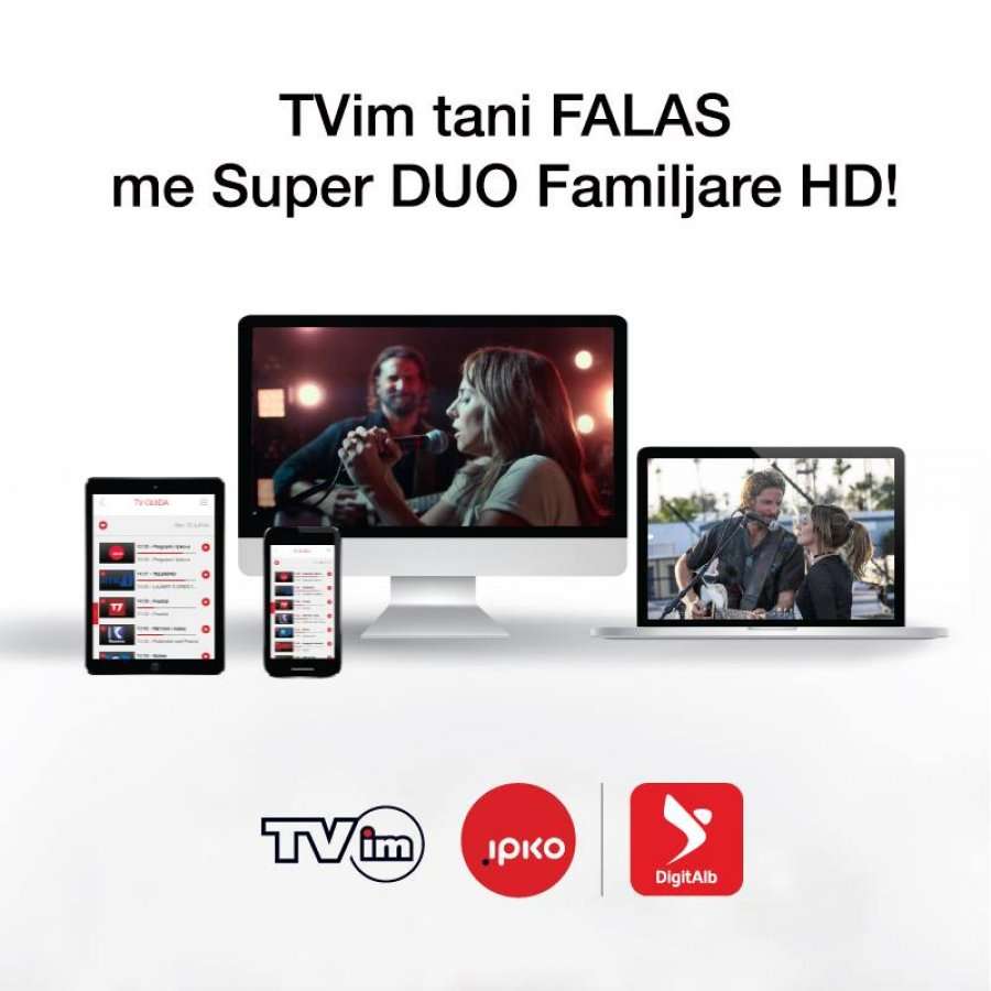 Shërbimi TViM falas edhe për klientët e Super DUO Familjare HD!