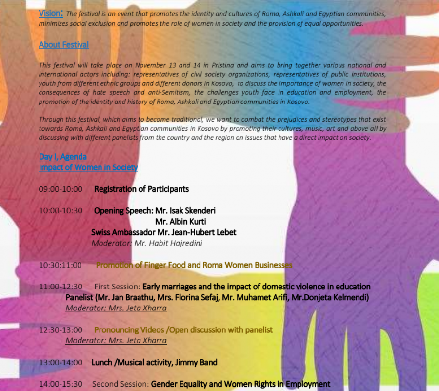 Komuniteti RAE organizon për herë të parë një festival shumëkulturor