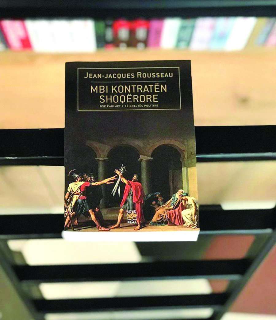 Libri i javës- 'Mbi kontratën shoqërore' nga Jean-Jacques Rousseau