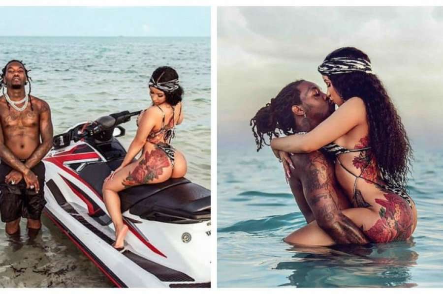 Cardi B dhe Offset 'të çmendur' në Karaibe