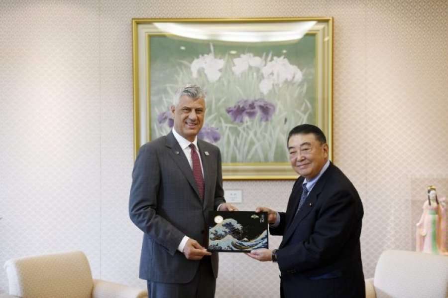 Thaçi takoi kryetarin e Parlamentit të Japonisë