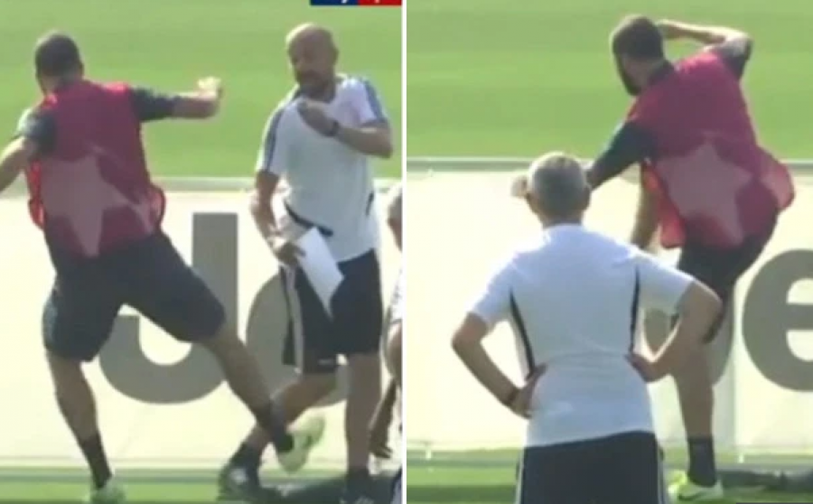 Higuainin e humb kontrollin në stërvitje, shkelmon trajnerin e tij dhe tabelat e reklamave