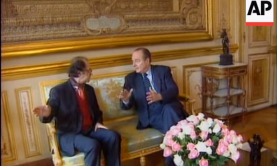 Takimi i Rugovës me Jacques Chirac më 1998 – Mbi Serbinë rëndonin akuzat për pastrim etnik të Kosovës