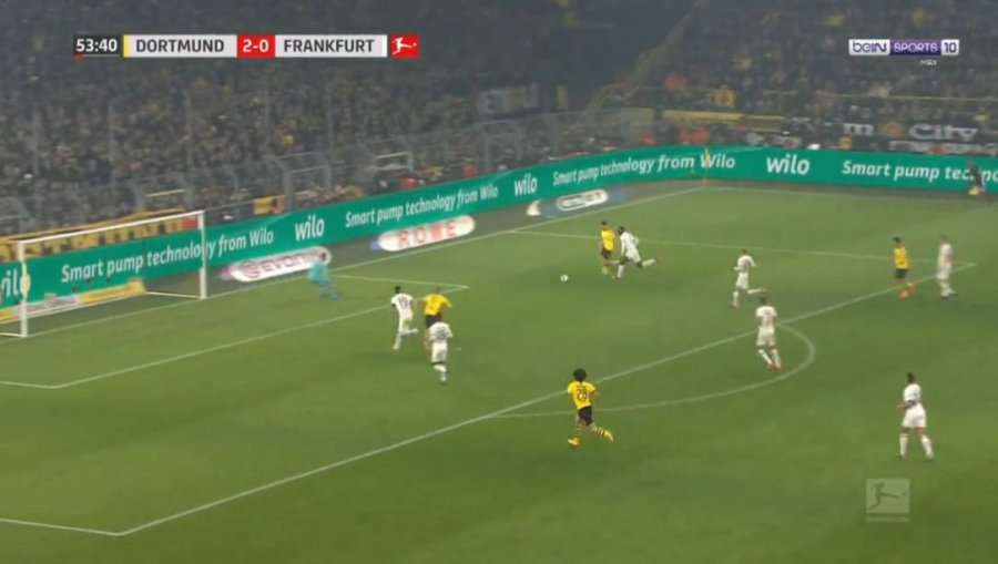 Dortmund – Frankfurt shënohet goli i tretë, realizon sulmuesi i njohur
