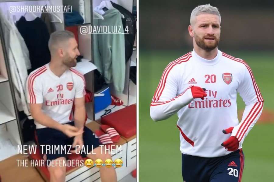 Shkodran Mustafi i 'shokon' të gjithë me frizurën e re në ndeshjen ndaj Evertonit