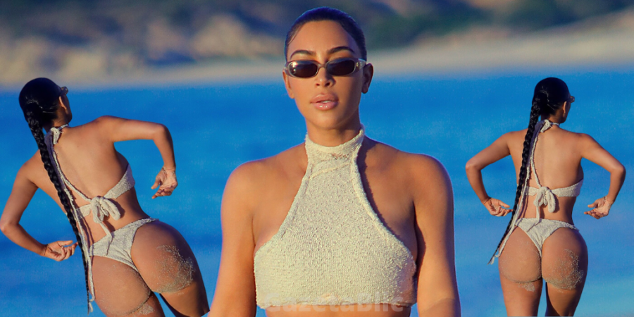 Kim Kardashian tregon të pasmet ‘bombë’ në plazhin e Meksikës