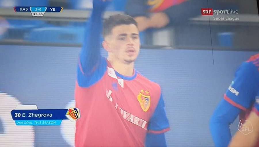‘Shpërthen’ Edon Zhegrova, shënon super-gol dhe ia dhuron fitoren Baselit
