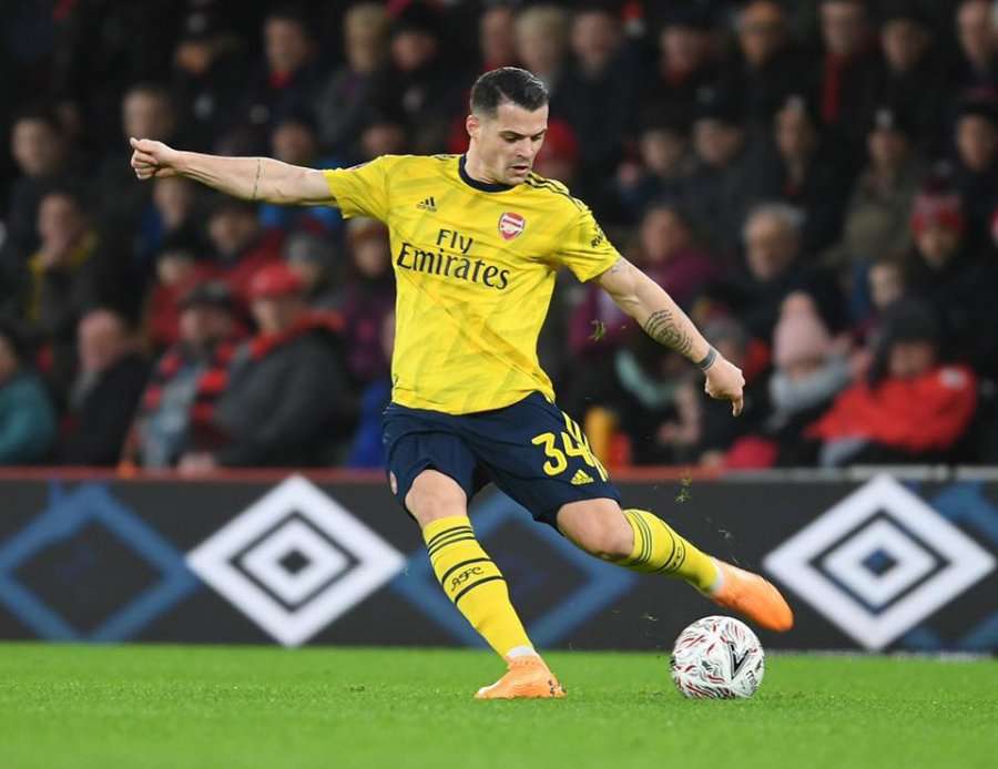 Reagimi interesant i Granit Xhakës pas triumfit të Arsenalit në Kupën FA