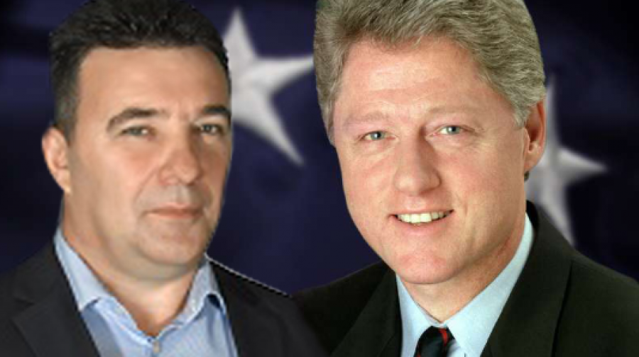 Futbollisti kosovar krahason deputetin Haxhi Shala me Bill Clintonin