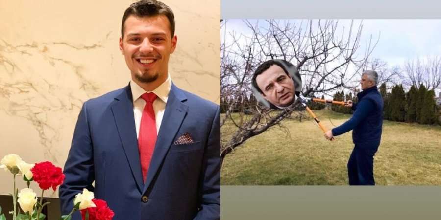 Endrit Thaçi publikon fotografi ku babai i tij 'krasitë' Albin Kurtin