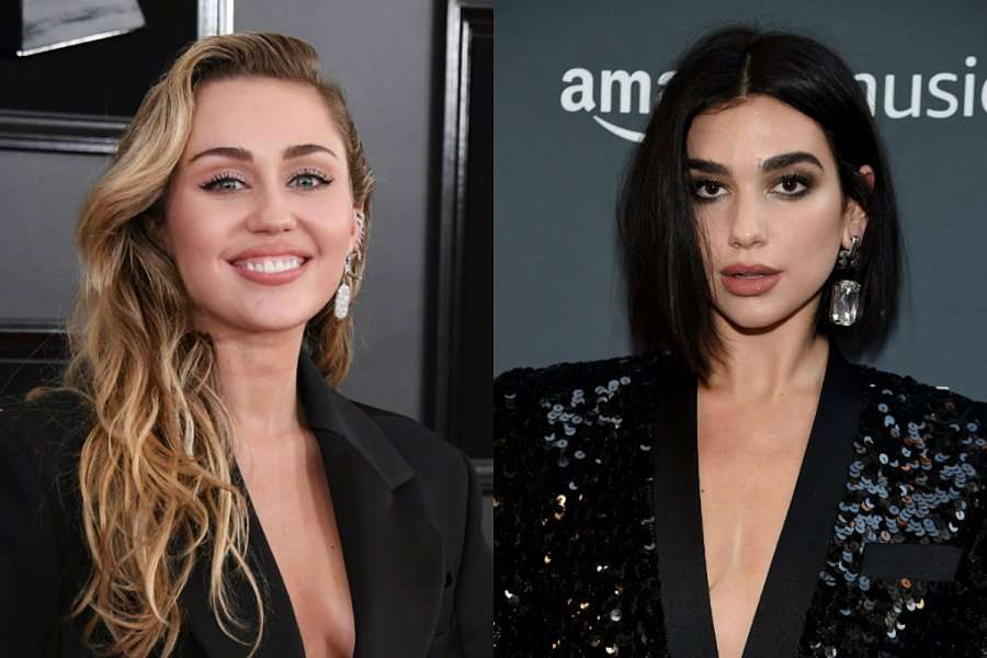 Dua Lipa në bashkëpunim me Miley Cyrus
