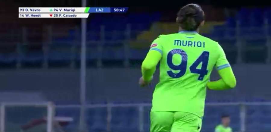 Muriqi debuton në humbjen e thellë të Lazios, vlerësohet me këtë notë për paraqitjen e tij