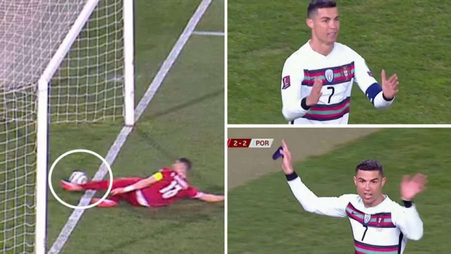 Dënim i rëndë për gjyqtarin, i cili e anuloi golin e rregullt të Ronaldos në ndeshjen Serbi – Portugali