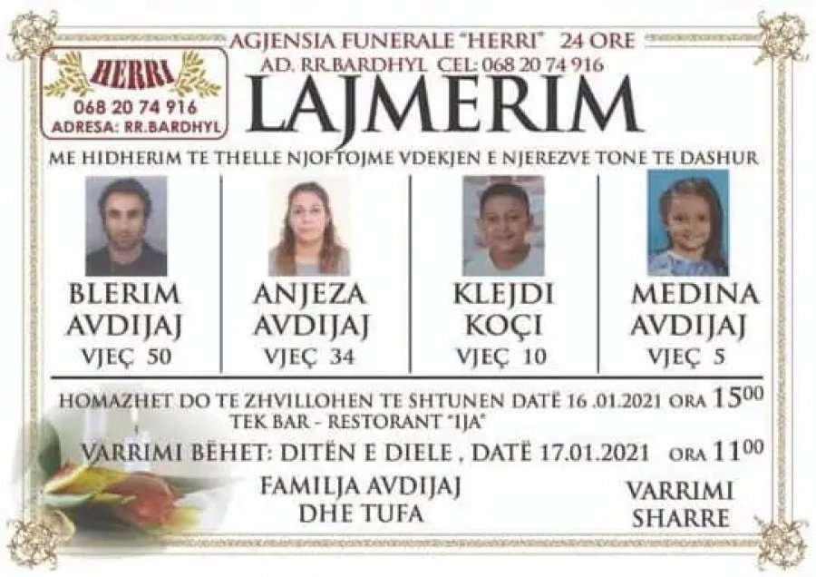 Djali i madh i familjes që vdiq në aksidentin në Rrëshen: Më duket sikur jam në një film horror