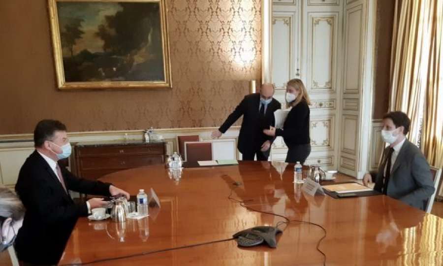 Lajçaku zhvillon takime në Paris, diskuton për dialogun Kosovë-Serbi