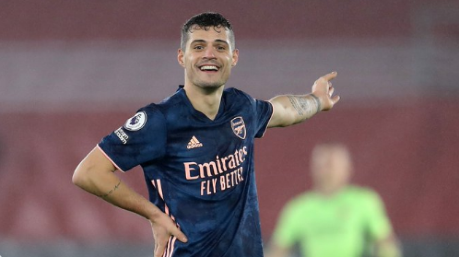 Notat e futbollistëve: Southampton – Arsenal, Granit Xhaka vlerësohet ndër më të mirët