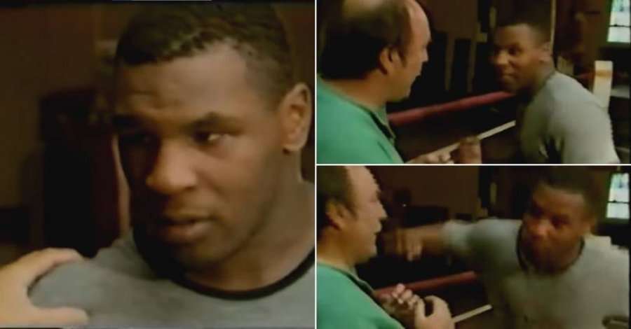 Koha kur Mike Tyson në moshë të re tmerronte intervistuesin me goditjet e tij