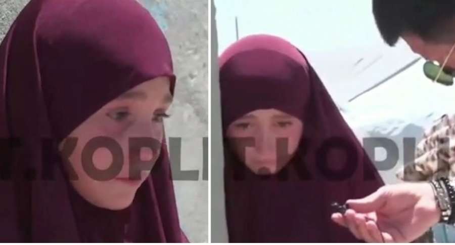 “S’dua të rri më këtu, dua të shkoj në shtëpi”, flet mes lotësh vogëlushja shqiptare në kampin e ISIS-it