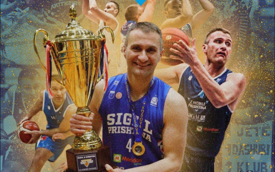 Pensionohet legjenda e basketbollit të Kosovës dhe KB Prishtinës, Edmond Azemi