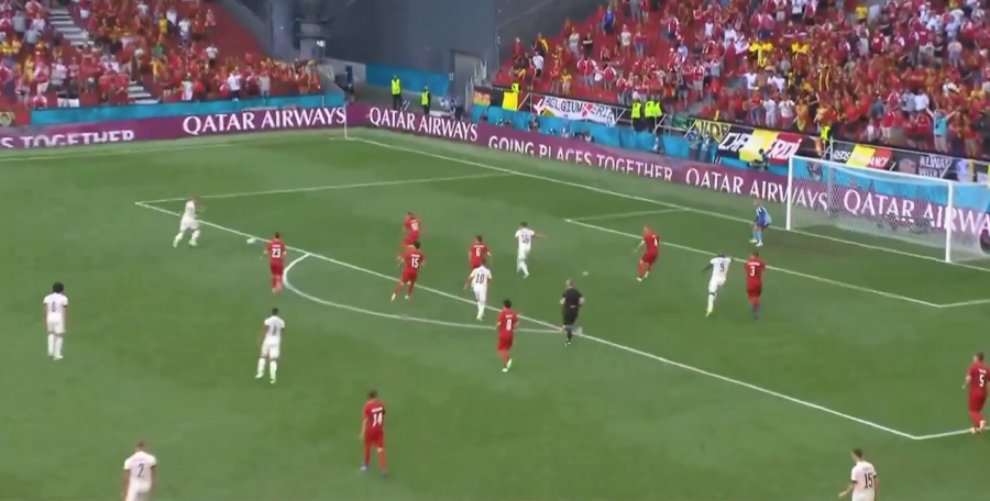 De Bruyne “bombardon” nga distanca, Belgjika merr epërsinë ndaj Danimarkës