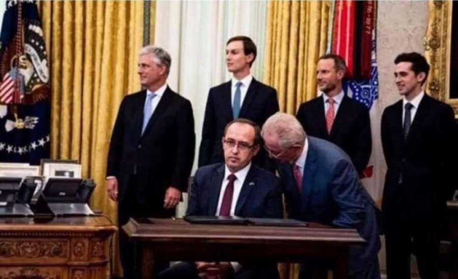Hyseni tregon se çfarë i tha Hotit në vesh gjatë takimit me Trumpin