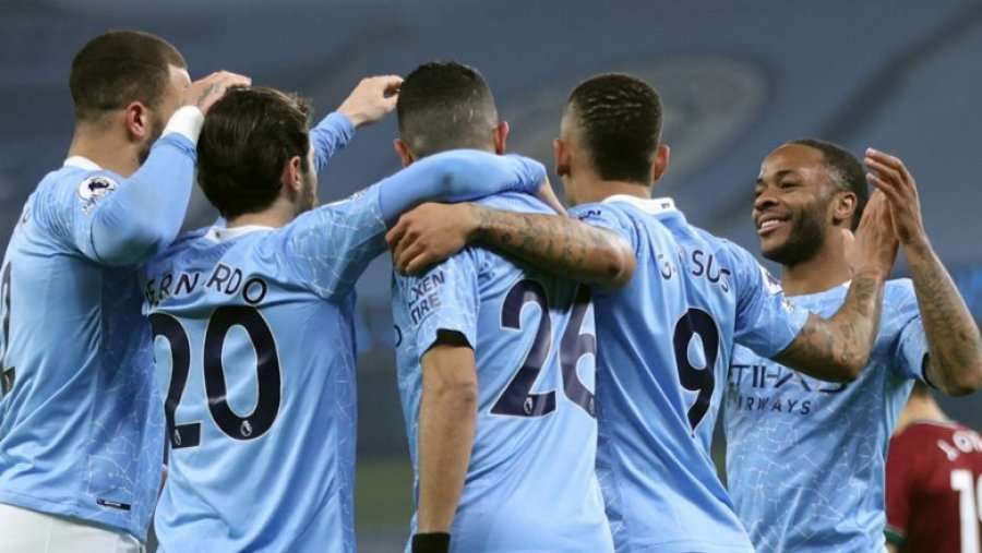 Vazhdon seria e fitoreve të Cityt, triumfon ndaj Wolverhamptonit