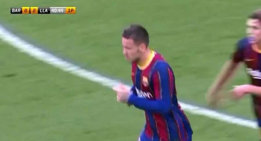 Rey Manaj realizon sërish për Barcelonën B