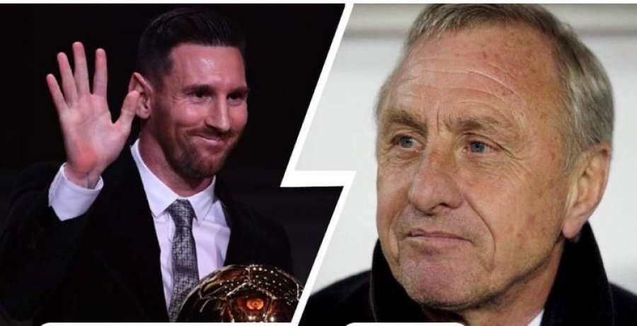 Legjenda Cruyff e kishte parashikuar se Messi do t’i fitonte shtatë Topa të Artë
