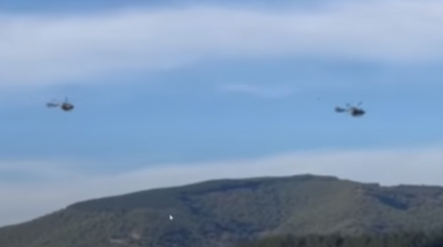 KFOR: Nuk kemi informacione që helikopterët serbë kanë kaluar vijën kufitare