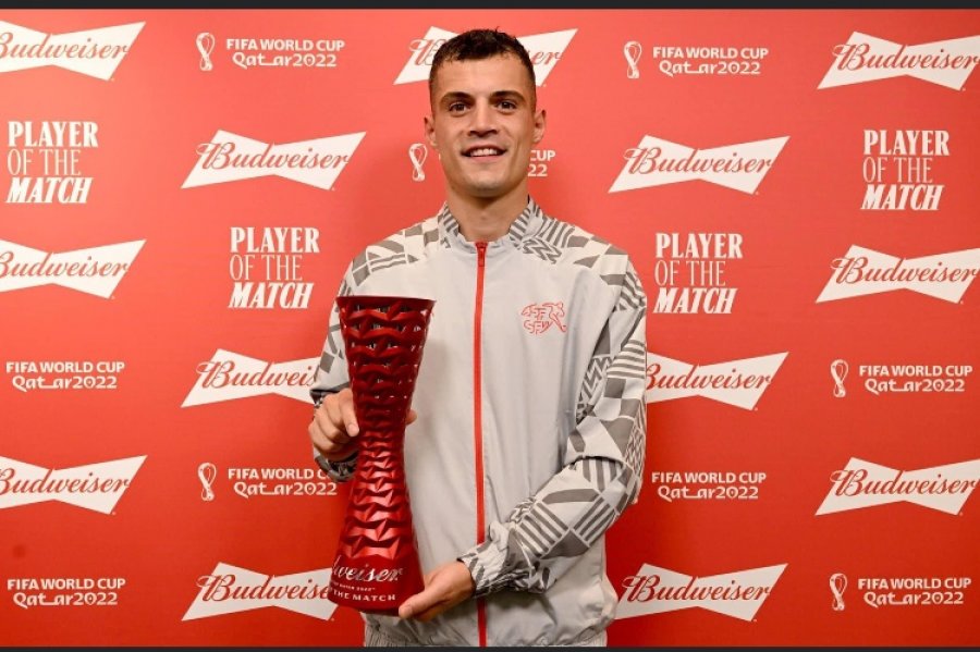 Granit Xhaka zgjidhet lojtari i ndeshjes pas paraqitjes brilante ndaj Serbisë