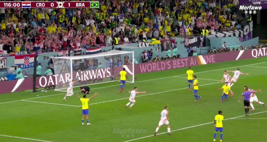 Kroacia barazon rezultatin ndaj Brazilit