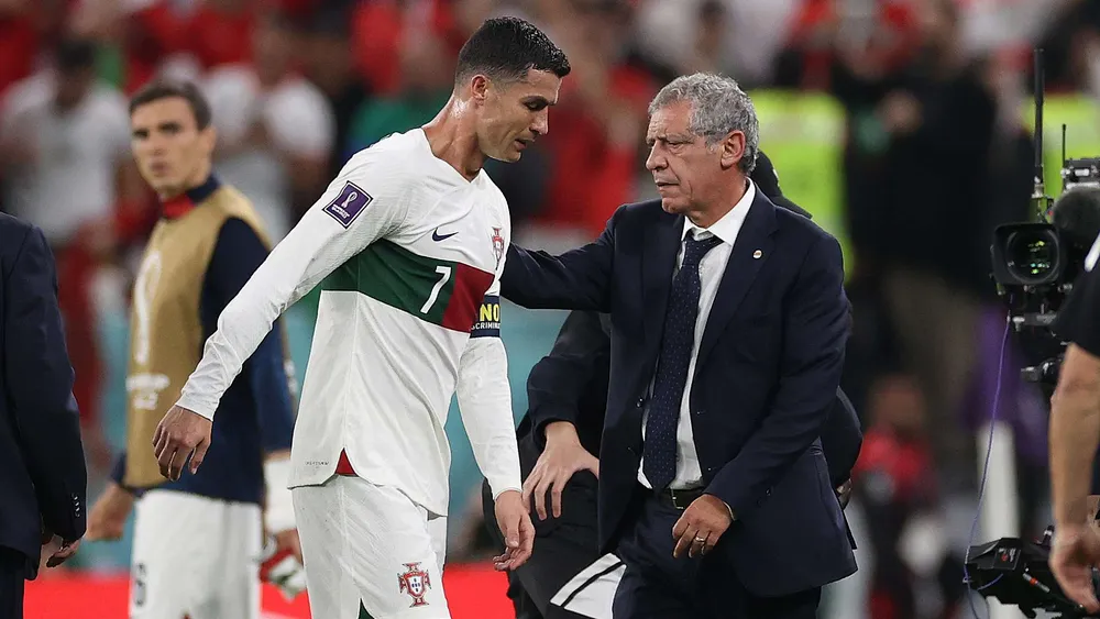 Trajneri i Portugalisë, Santosi nuk pendohet që la Ronaldon në stol në ndeshjen ndaj Marokut