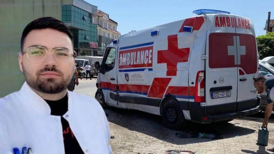 Vdes mjeku Mentor Salihi, ishte në autoambulancën që u aksidentua më 30 qershor
