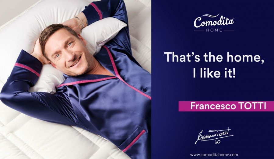 Comodita Home lanson dyshekun special, i nënshkruar nga Francesco Totti