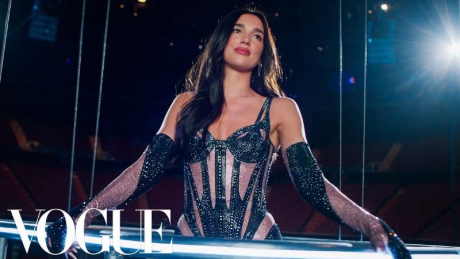 Dua Lipa flet shqip për “Vogue”-n, tregon se cila është shprehja më e përdorur në shtëpinë e saj