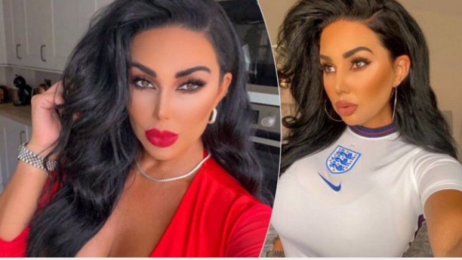 Rikthehet për të bërë tifo modelja e cilësuar si fansja më atraktive e Anglisë, pas Jack Grealish ia ka vënë syrin një futbollisti tjetër