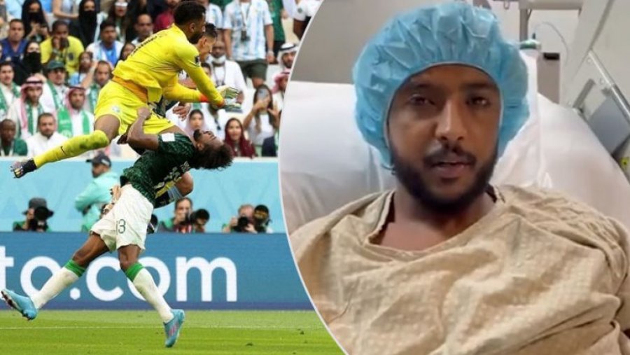 Futbollisti arab që pësoi lëndim të rëndë lajmërohet nga spitali: Lutuni për mua